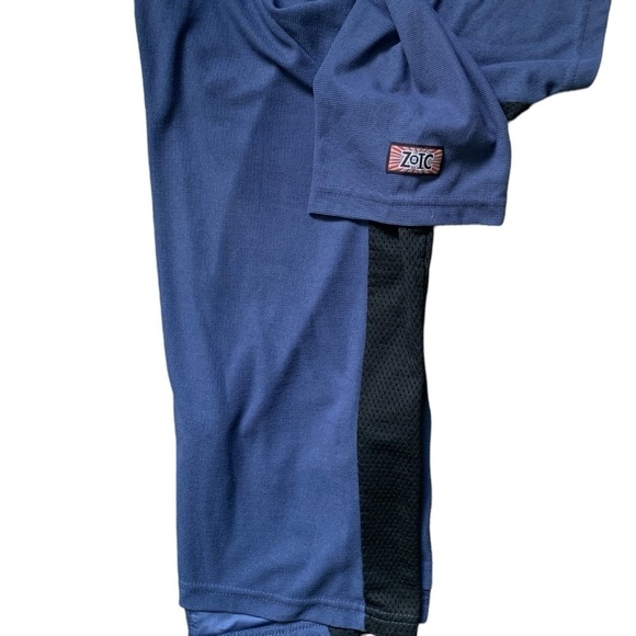 ZOIC Mens Mountain Bike Jersey 1/2 Zip Sz L Blue/Black #51K - Picture 4 of 10